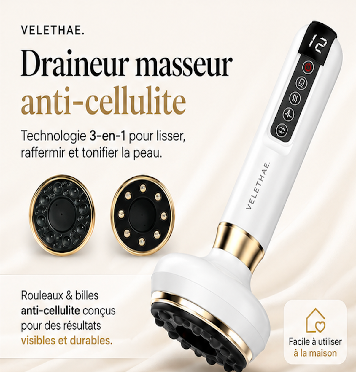 Draineur/masseur anti-cellulite - Velethae