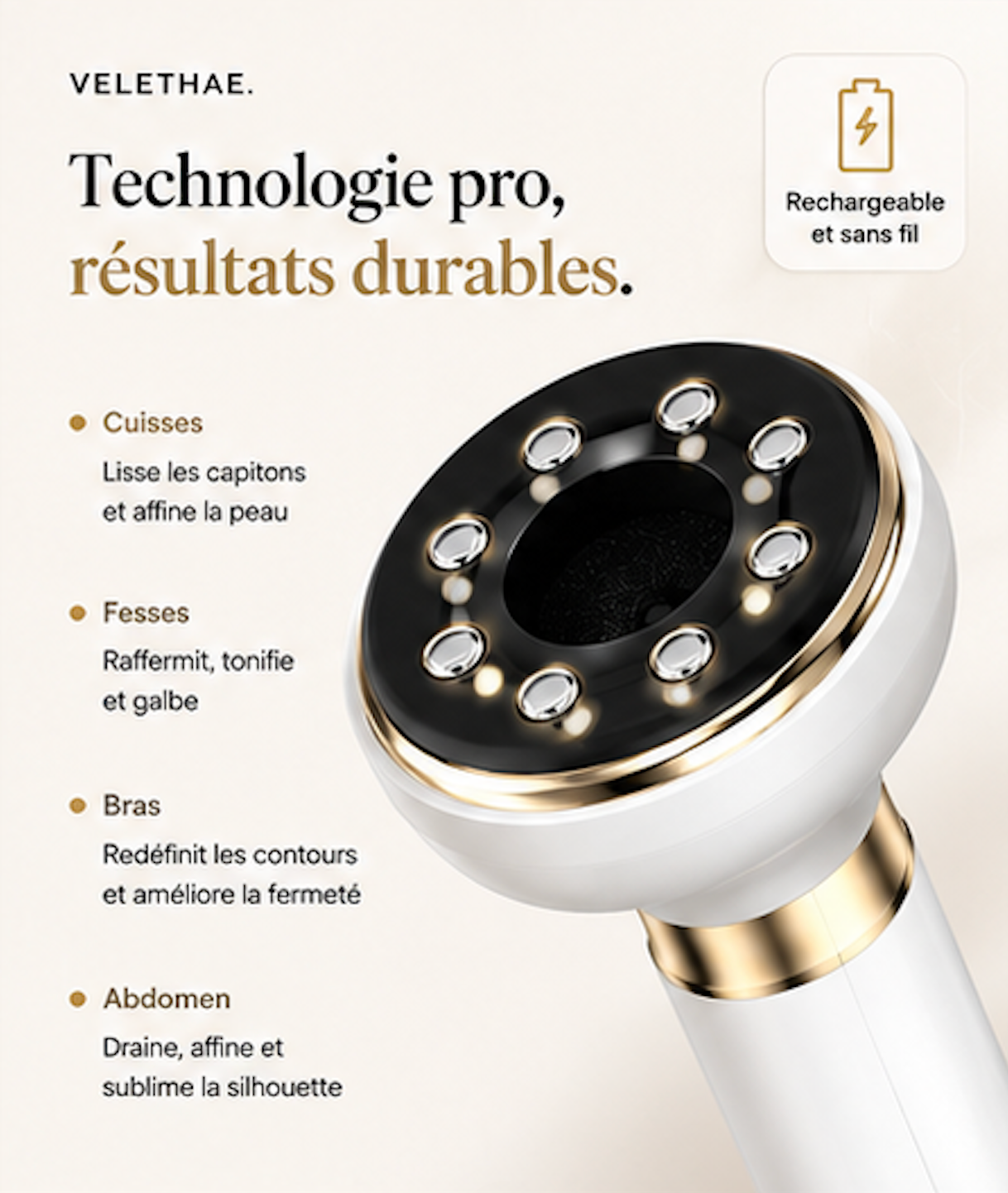 Draineur/masseur anti-cellulite - Velethae