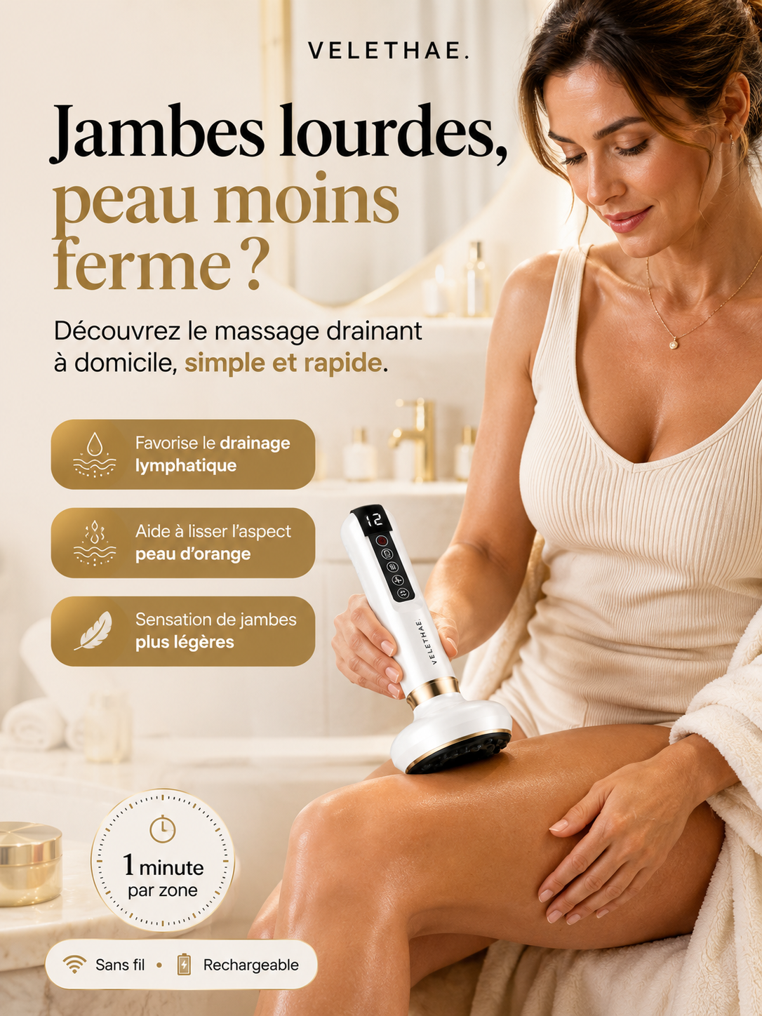Draineur/masseur anti-cellulite - Velethae