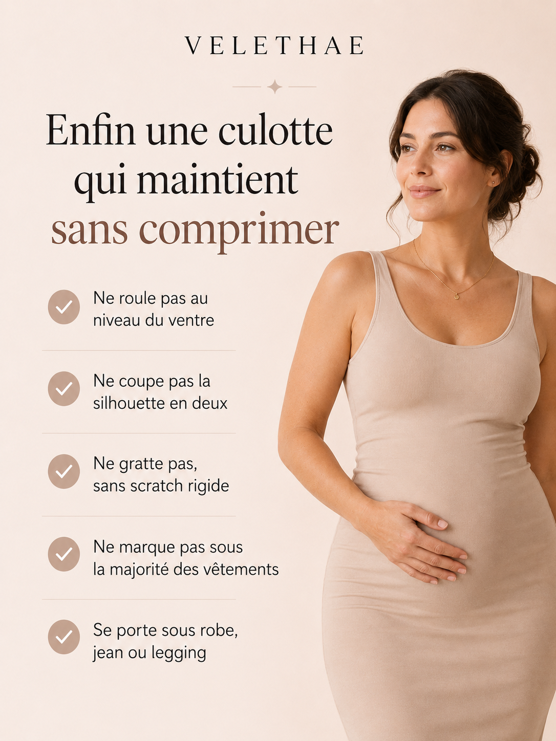 Culotte Maintien 360° Post-Grossesse — Velethae