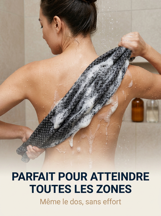 Serviette de douche exfoliante Velethae