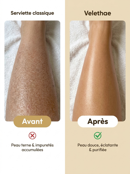 Serviette de douche exfoliante Velethae