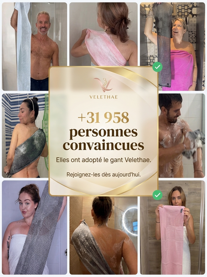 Serviette de douche exfoliante Velethae